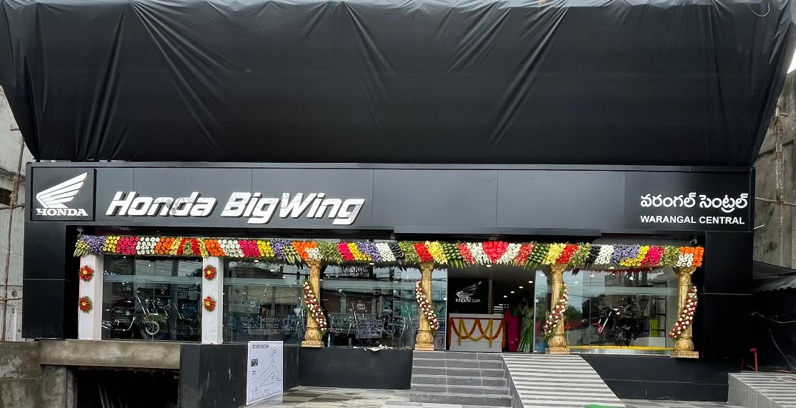 Honda Motorcycle and Scooter India Inaugurates BigWing in Warangal (Telangana)